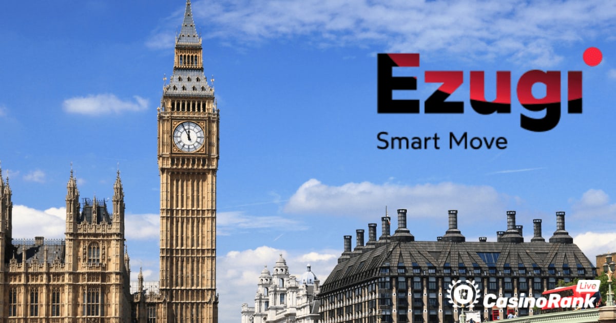 Ezugi face debutul în Marea Britanie cu Playbook Engineering Deal