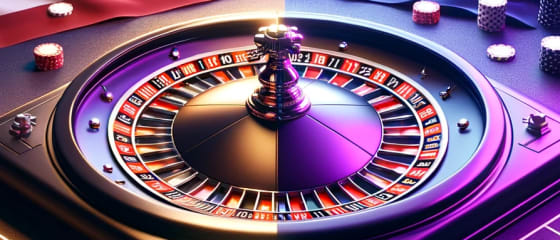 Alegerea ruletei americane sau europene la un cazinou cu dealer live