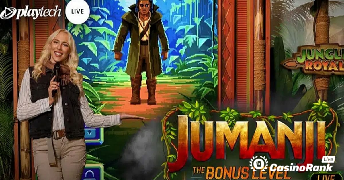 Playtech prezintă un nou joc de cazinou live Jumanji The Bonus Level